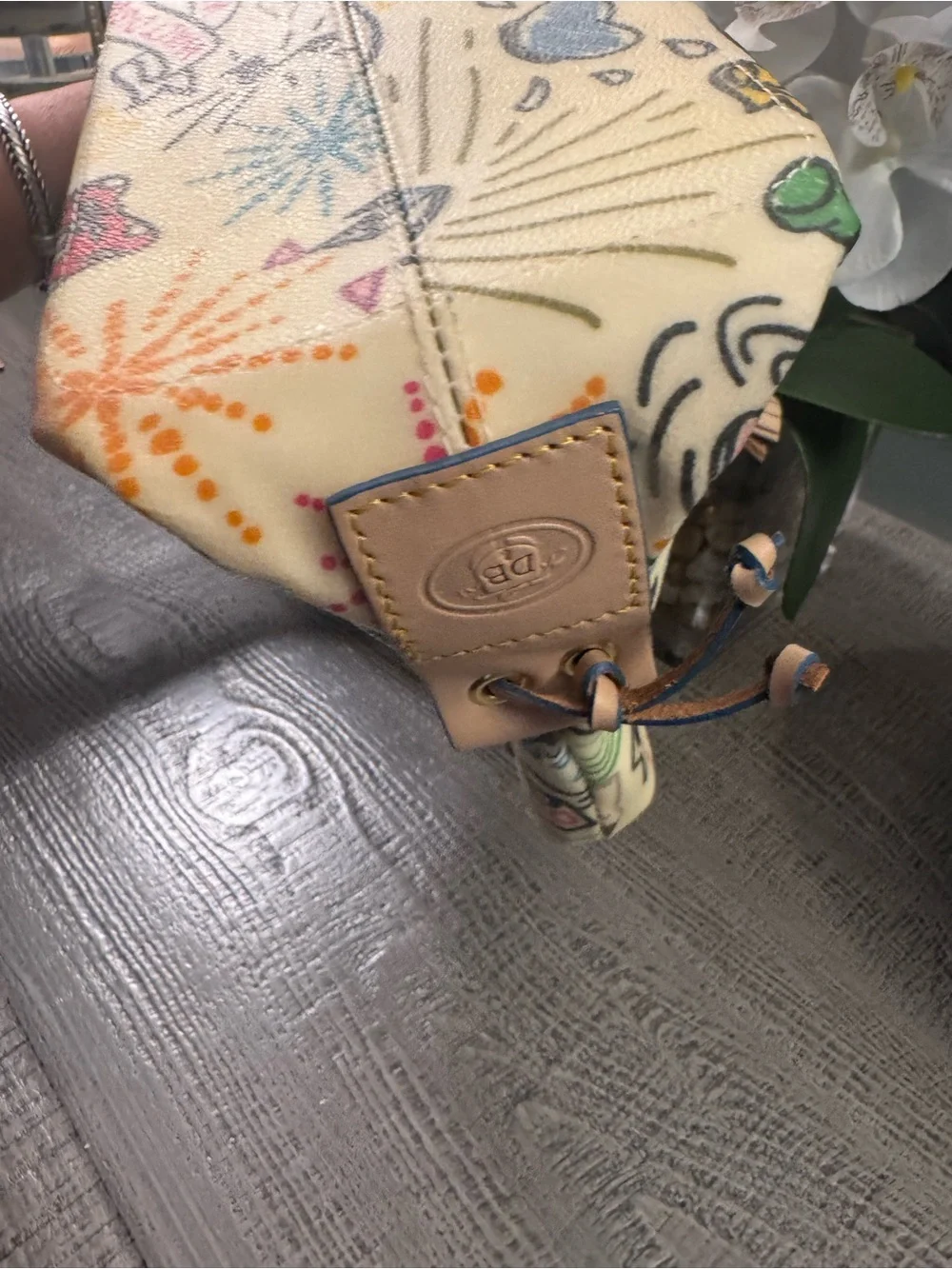Dooney & Bourke DISNEYLAND Collaboration Tassel Tote $498 in Excellent Condition